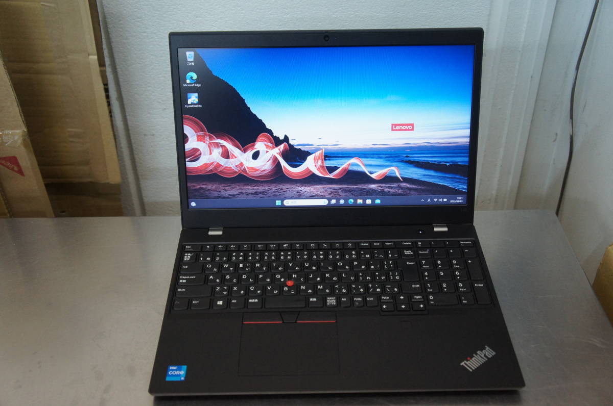 中古 Win11 LENOVO ThinkPad L15 Gen 2 20X4S1XL00　i5-1135G7/8GB/HDD512GB/15.6型 1366×768 (2) 
