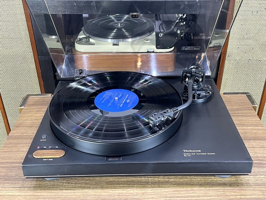 70年代☆通電確認済 Technics SL-01 ターンテーブル☆1976年製 【W-