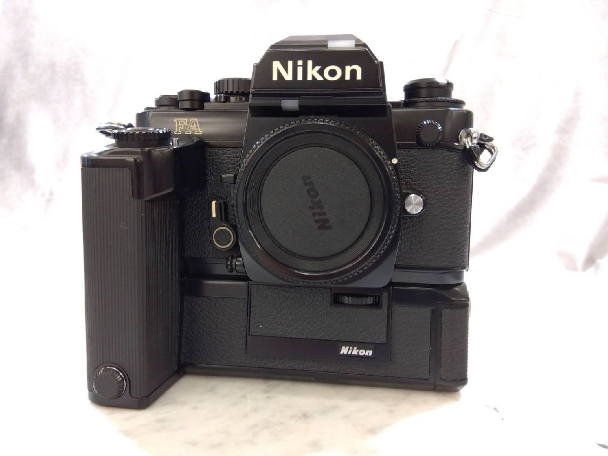 □t1104 ジャンク☆Nikon ニコン FA MD-15 フイルムカメラ