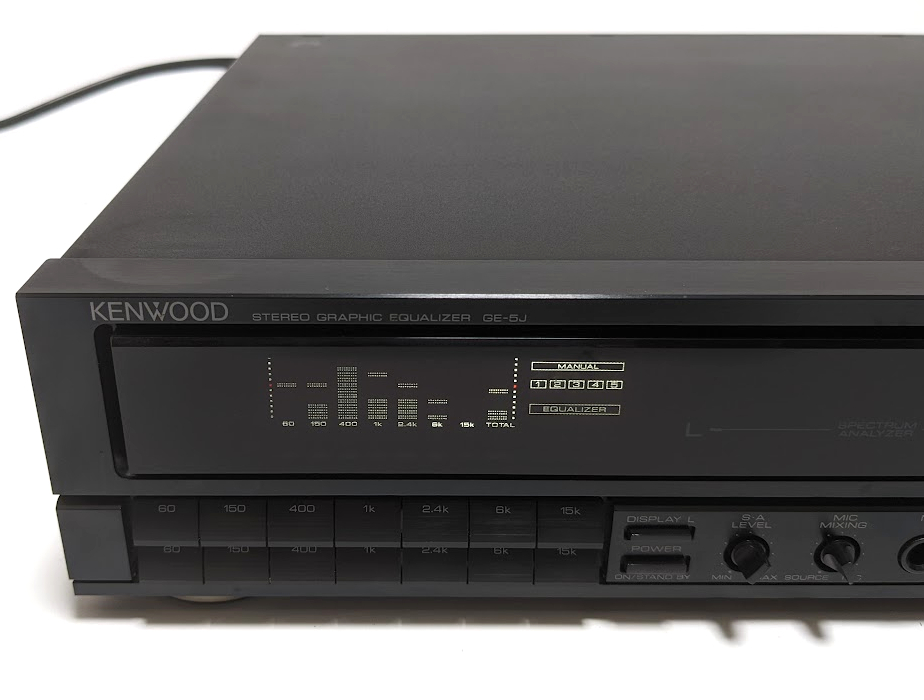 KENWOOD ケンウッド GE-5J グラフィックイコライザー グライコ KENWOOD ケンウッド GE-5J グラフィックイコライザー グライコ