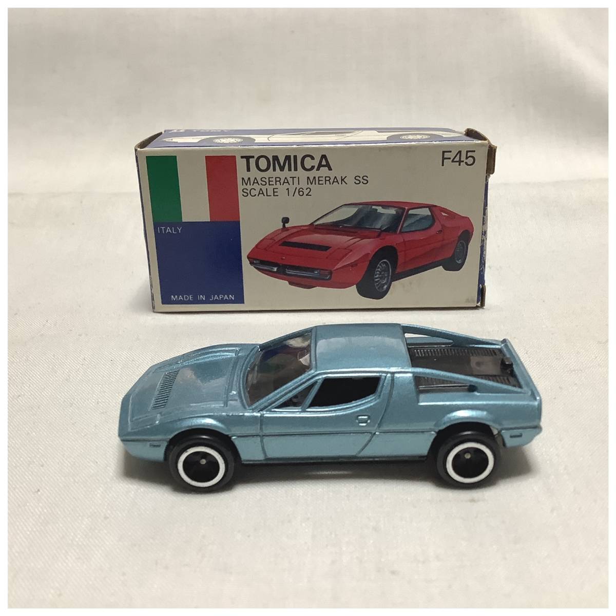 トミカ 輸出 F45-1-6 マセラティ メラクSS Pocket Cars 日本製 トミカ