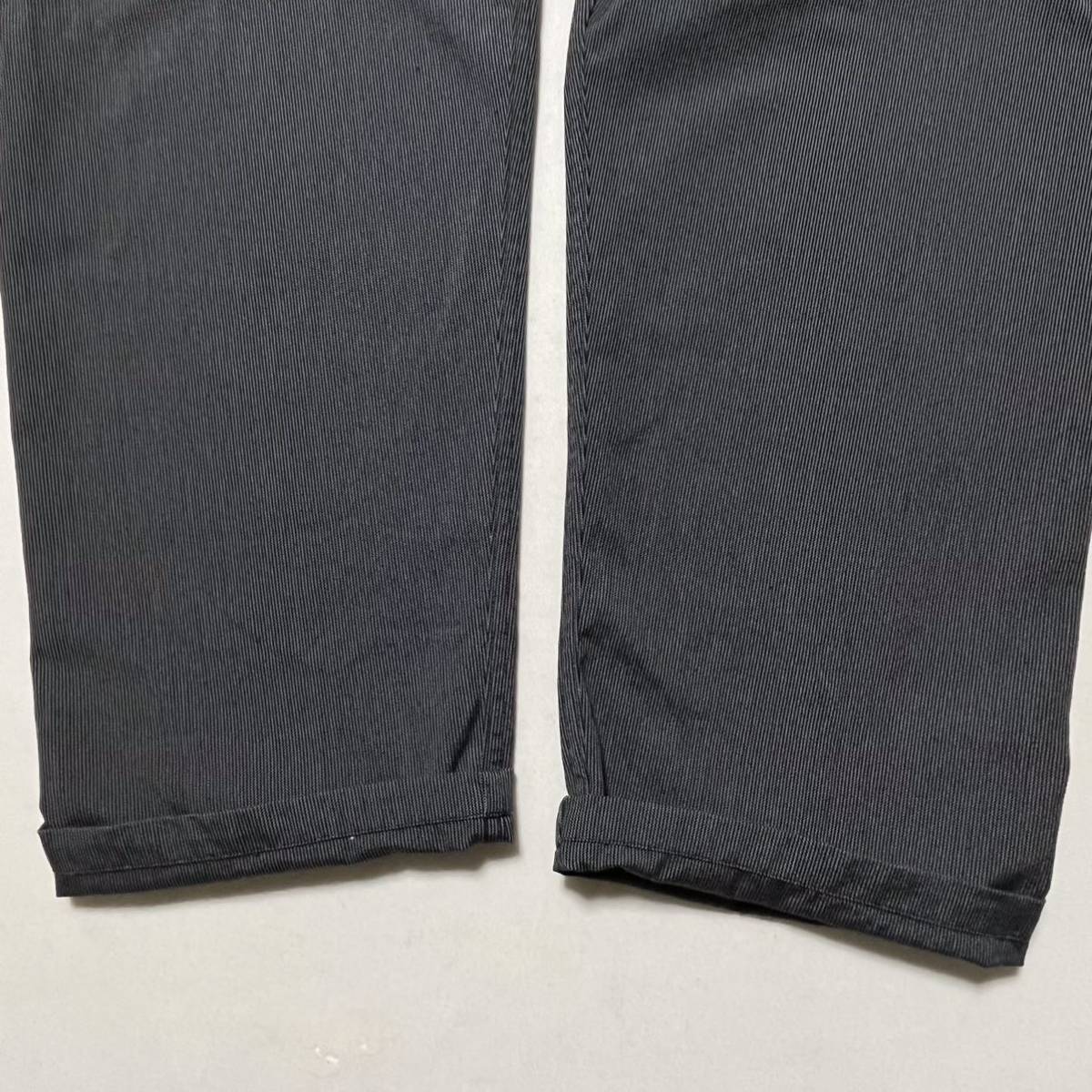 Dickies ディッキーズ ツナギ つなぎ オールインワン オーバーオール 703 黒 ストライプ 3L 美品 管理A1329