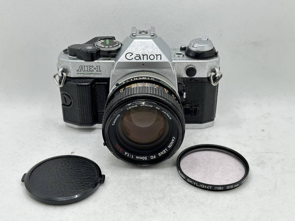 4527M ☆ CANON キヤノン AE-1 PROGRAM FD 50mm f1.4 S.S.C.☆