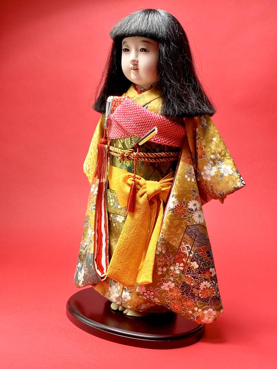 市松人形 人間国宝の平田郷陽写 答礼人形　吉徳大光販売