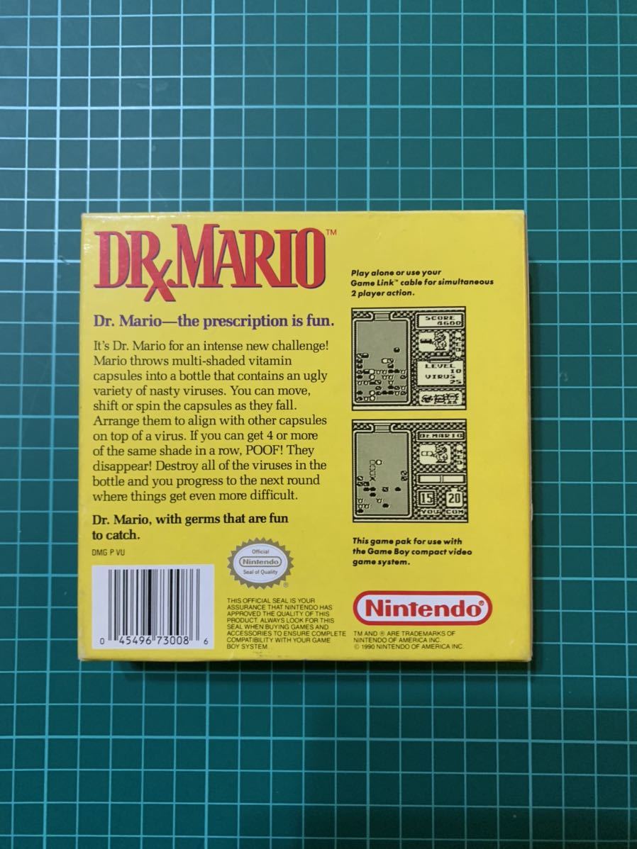 海外版GB DR.MARIO ドクターマリオ 北米版(パズル、迷路)｜売買された 