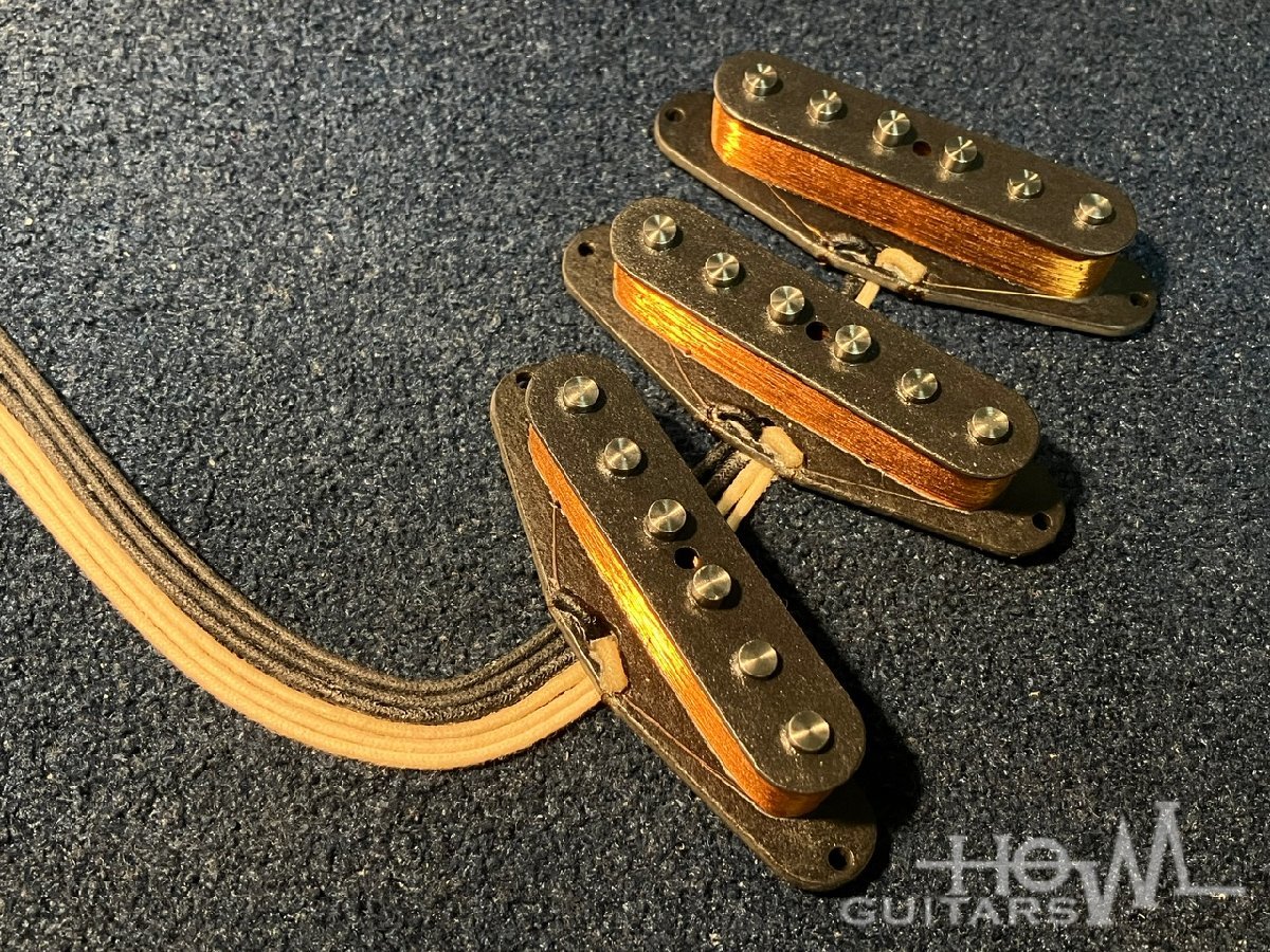 ギター HOWL GUITARS Stratocaster pickup HOWL GUITARS Original Pickup '56-'57 Stratocaster Black ”AlnicoⅡ
