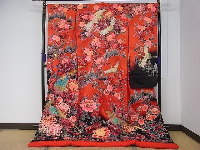 平和屋着物□色打掛 和装 婚礼 結婚式 花嫁 神社挙式 遠山飛