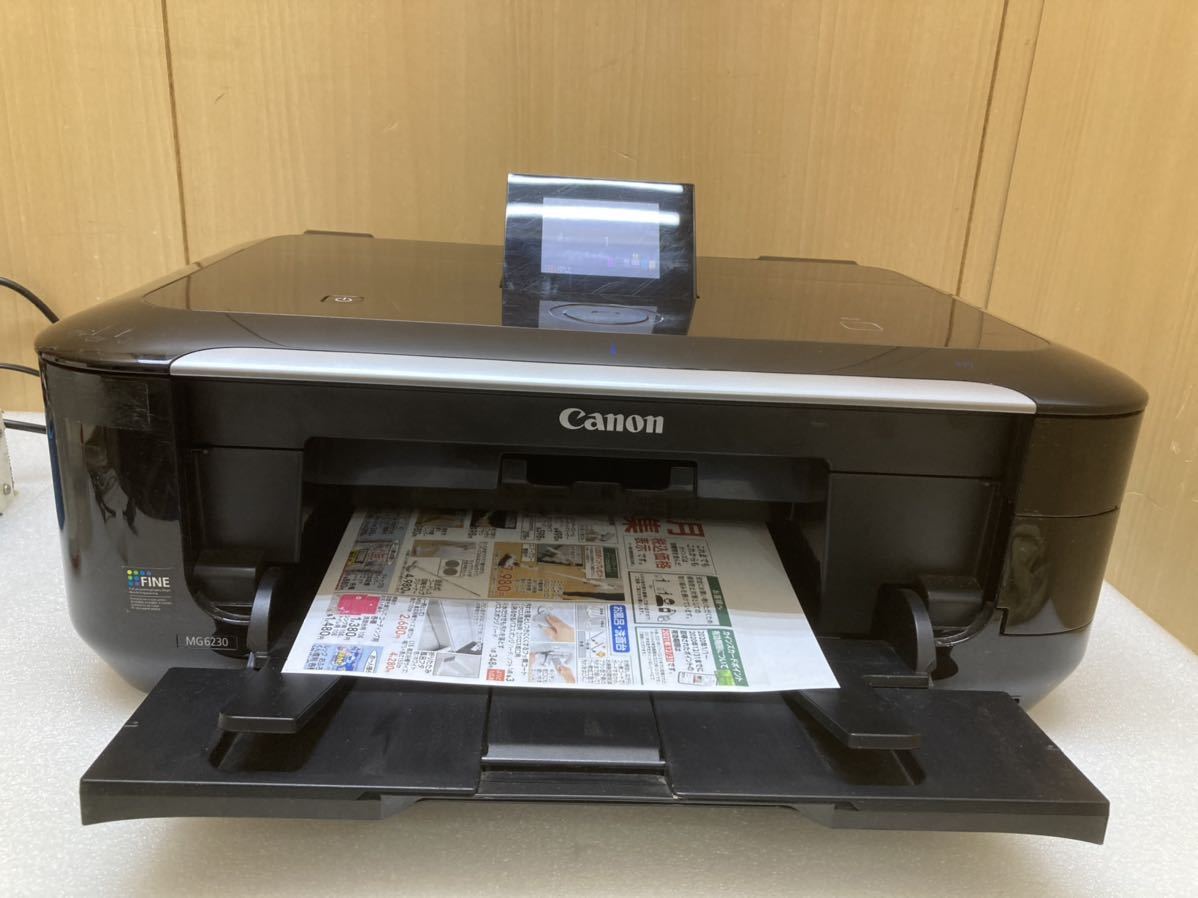YK2697 Canon インクジェットプリンター複合機 PIXUS MG6230 コピーOK 現状品　0427