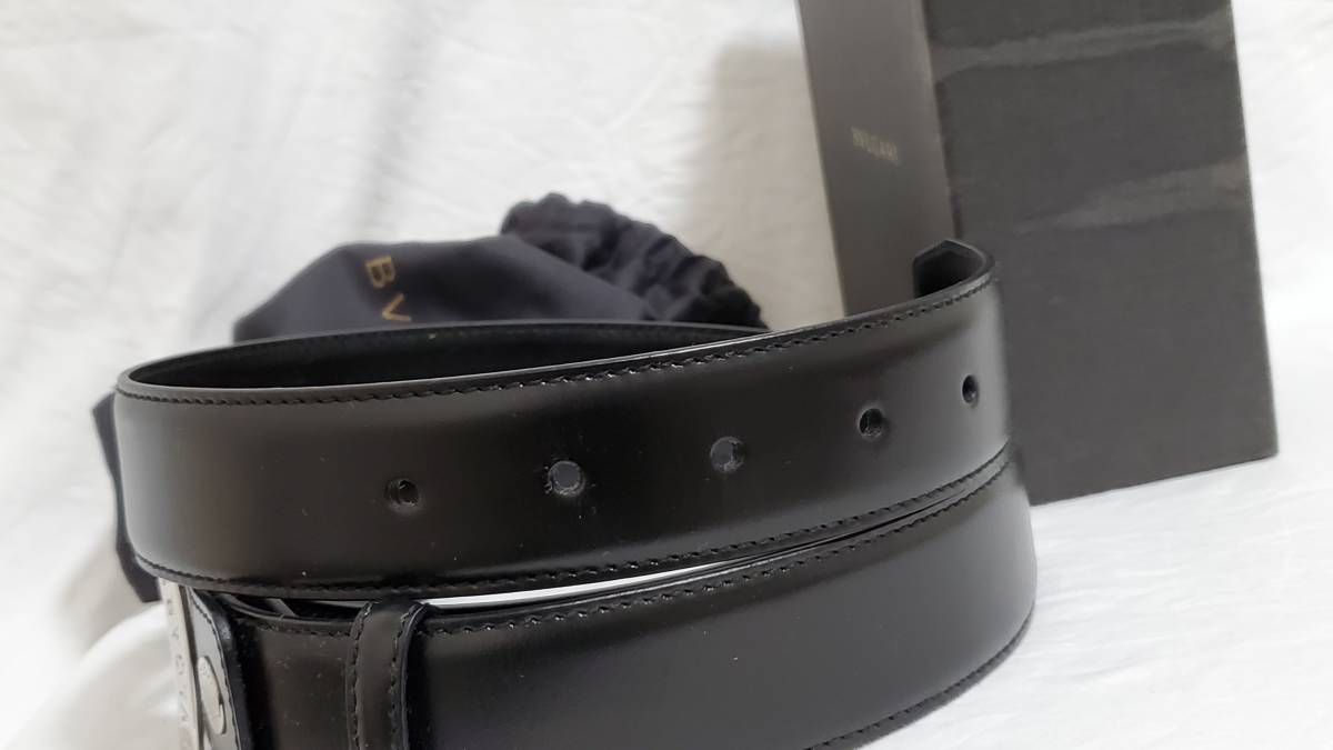 正規 新古 BVLGARIブルガリ アショーマ ウォッチベゼルバックル レザー