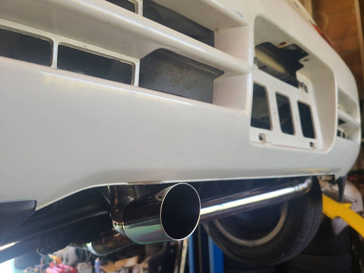 ビート快音ワンオフマフラー 60Φシングル マーク羽島