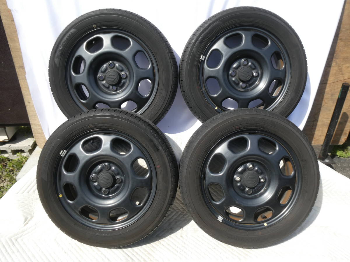 スズキ ハスラー 純正 165/60R15 タイヤホイール 15インチ 4.5J 4穴 4 