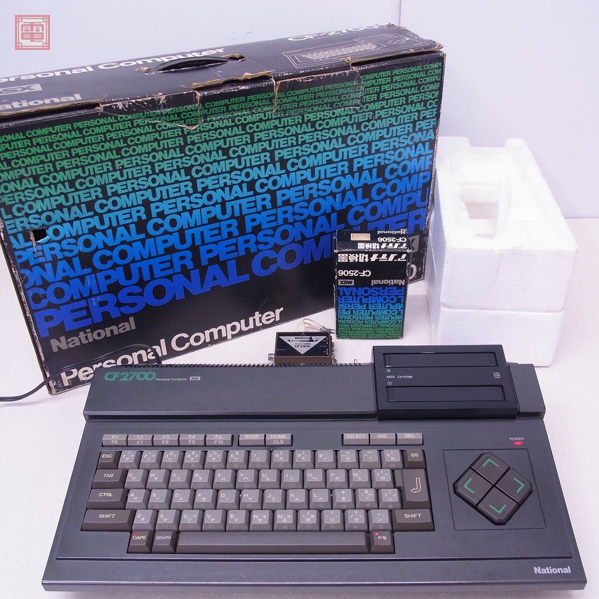 National MSX CF-2700 本体 ブラック ナショナル 松下電器 箱+アンテナ