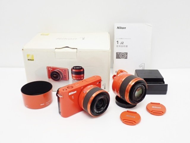 Nikon 1 J2 ダブルズームキット オレンジ（数量限定カラー） ミラー