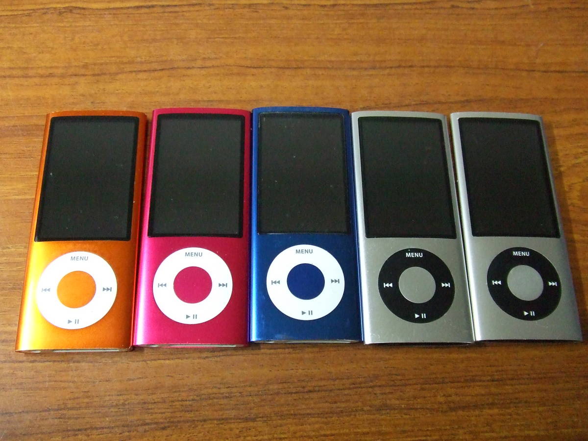 c484 ５台まとめ/まとめて　iPod nano A1320 第5世代 本体　中古　未確認　現状品　ジャンク　大量