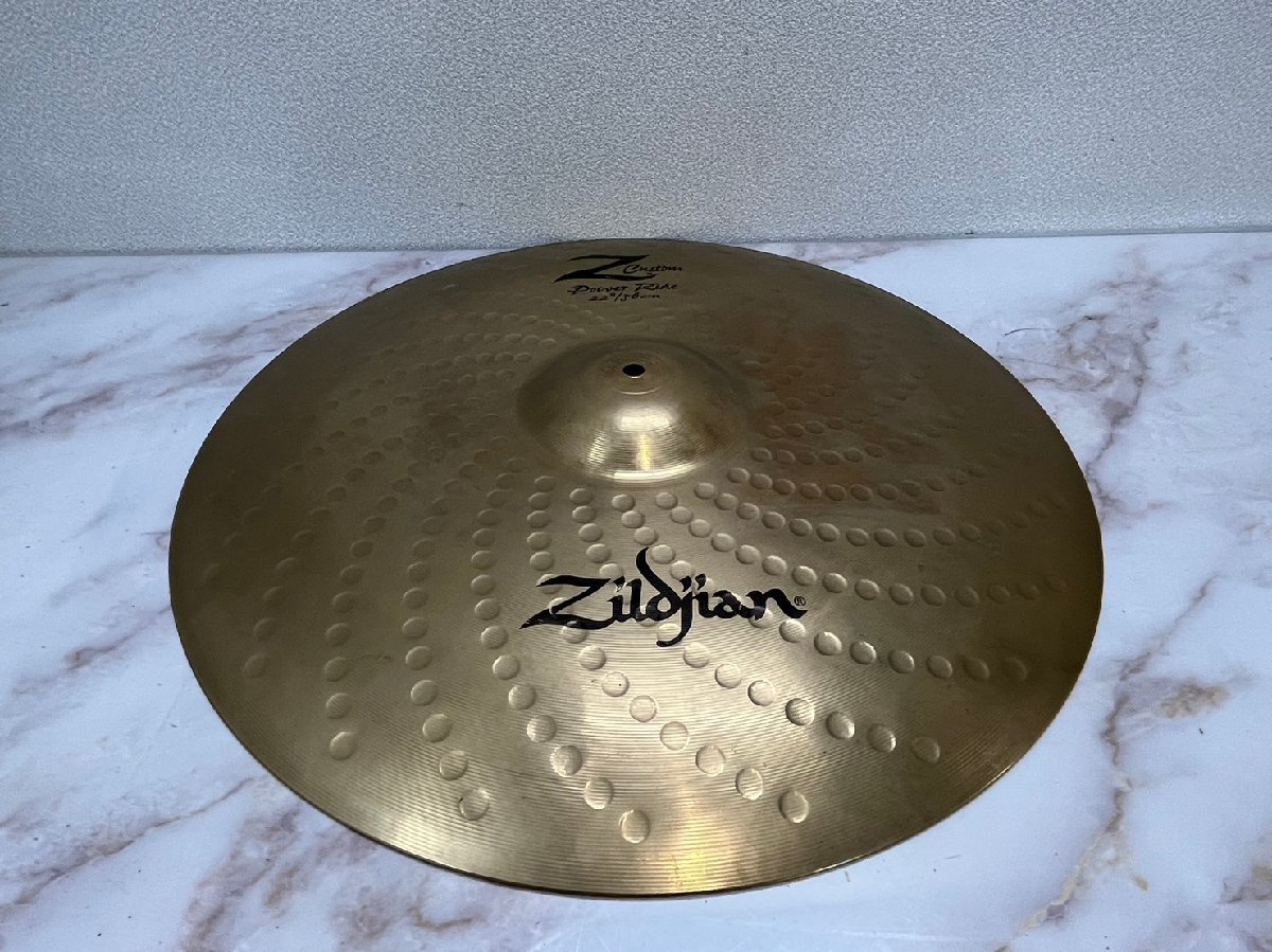 △5753　中古品　楽器　ライドシンバル　Zildjian Z custom Power Ride 22 ジルジャン