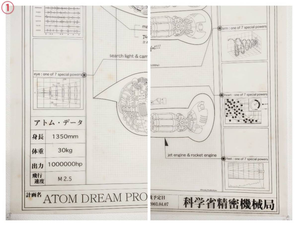 1円 鉄腕アトム 1/2設計図 ATOM DREAM PROJECT 初回盤シリアルNo入り