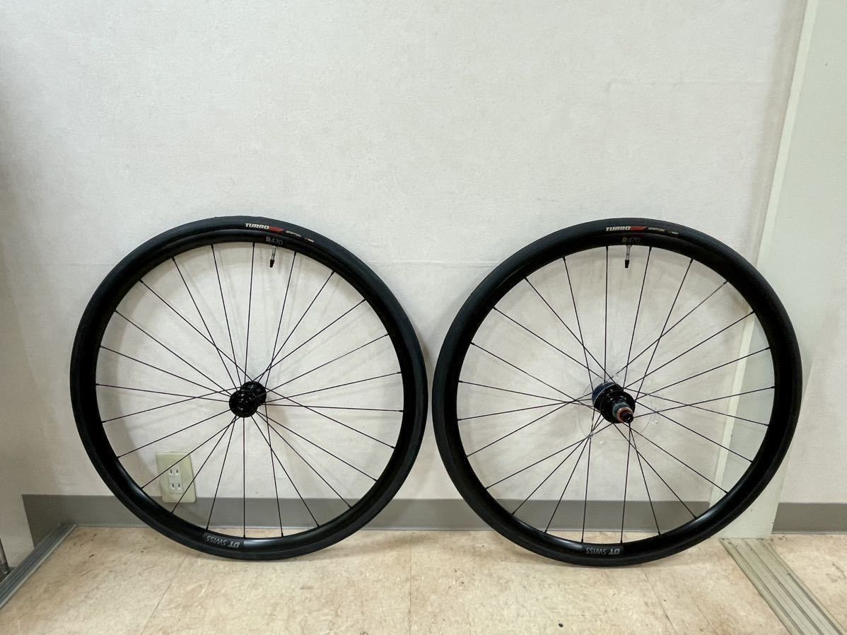 ☆新品☆ DT swiss R470 ホイールセット（タイヤSPECIALIZED TURBO PRO