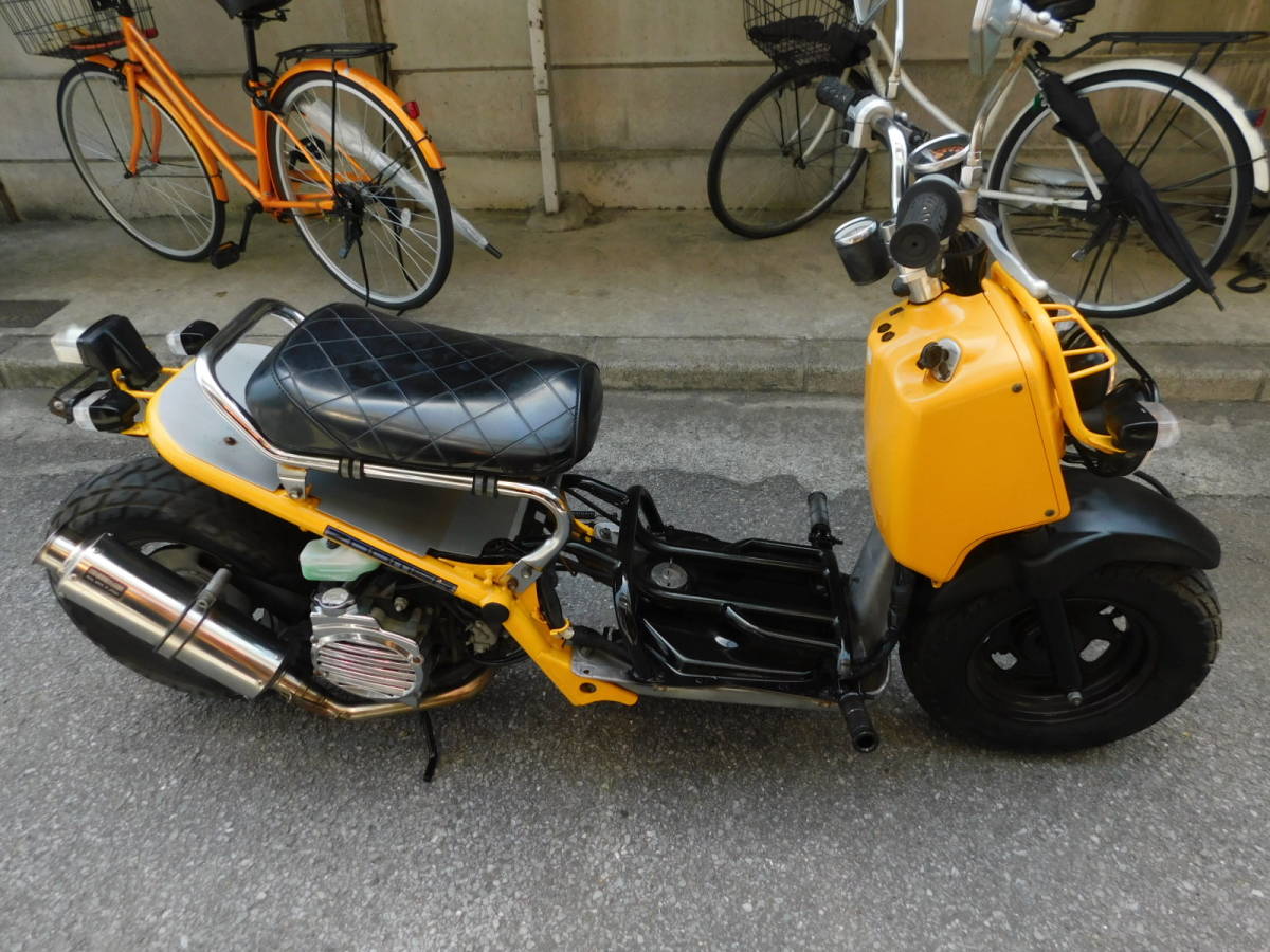 ◎☆HONDA ズーマー50☆AF58◎カスタム車 黄色 倉庫整理 動画 写真あり 