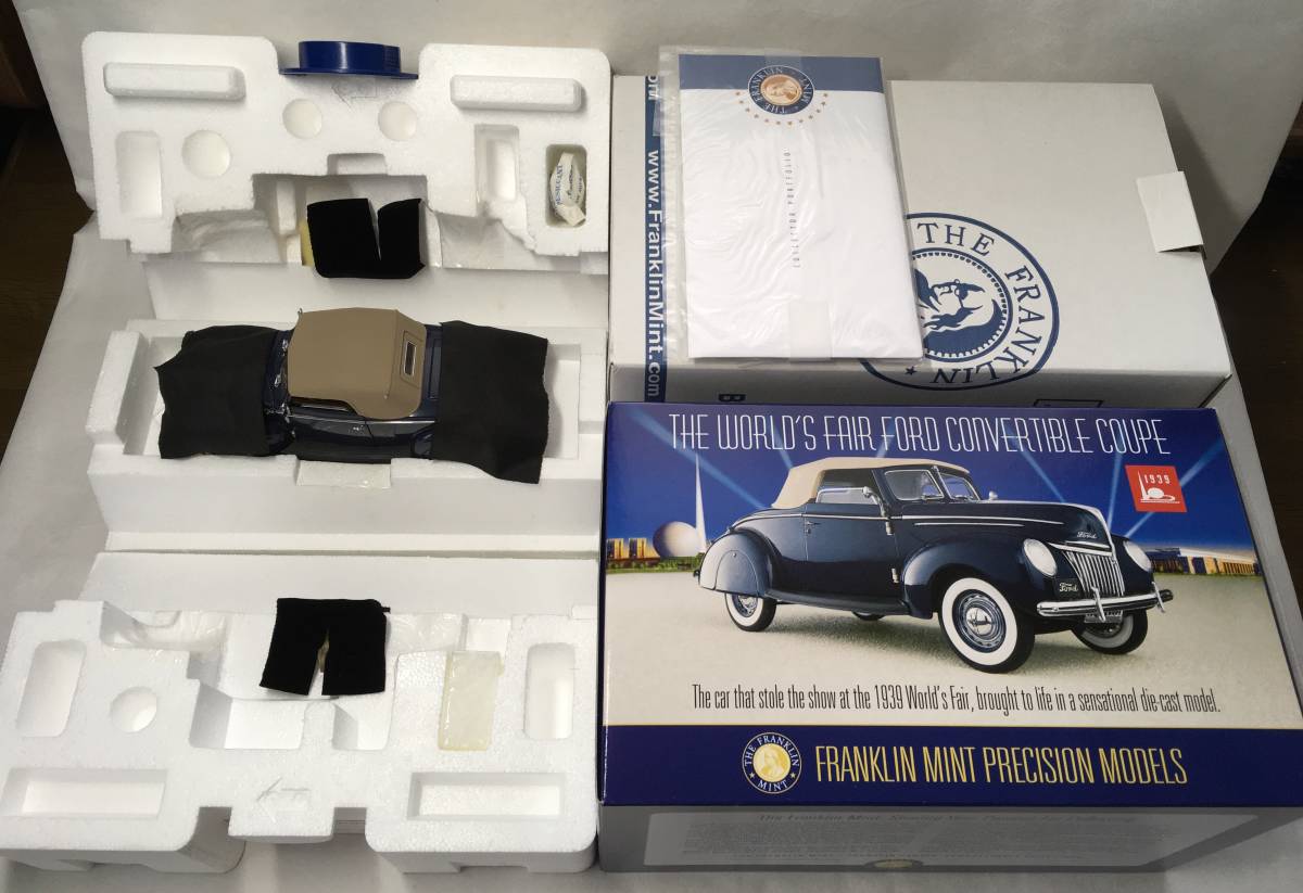 フランクリンミント 1/24☆ 1939 FORD DELUXE CONVERTIBLE 