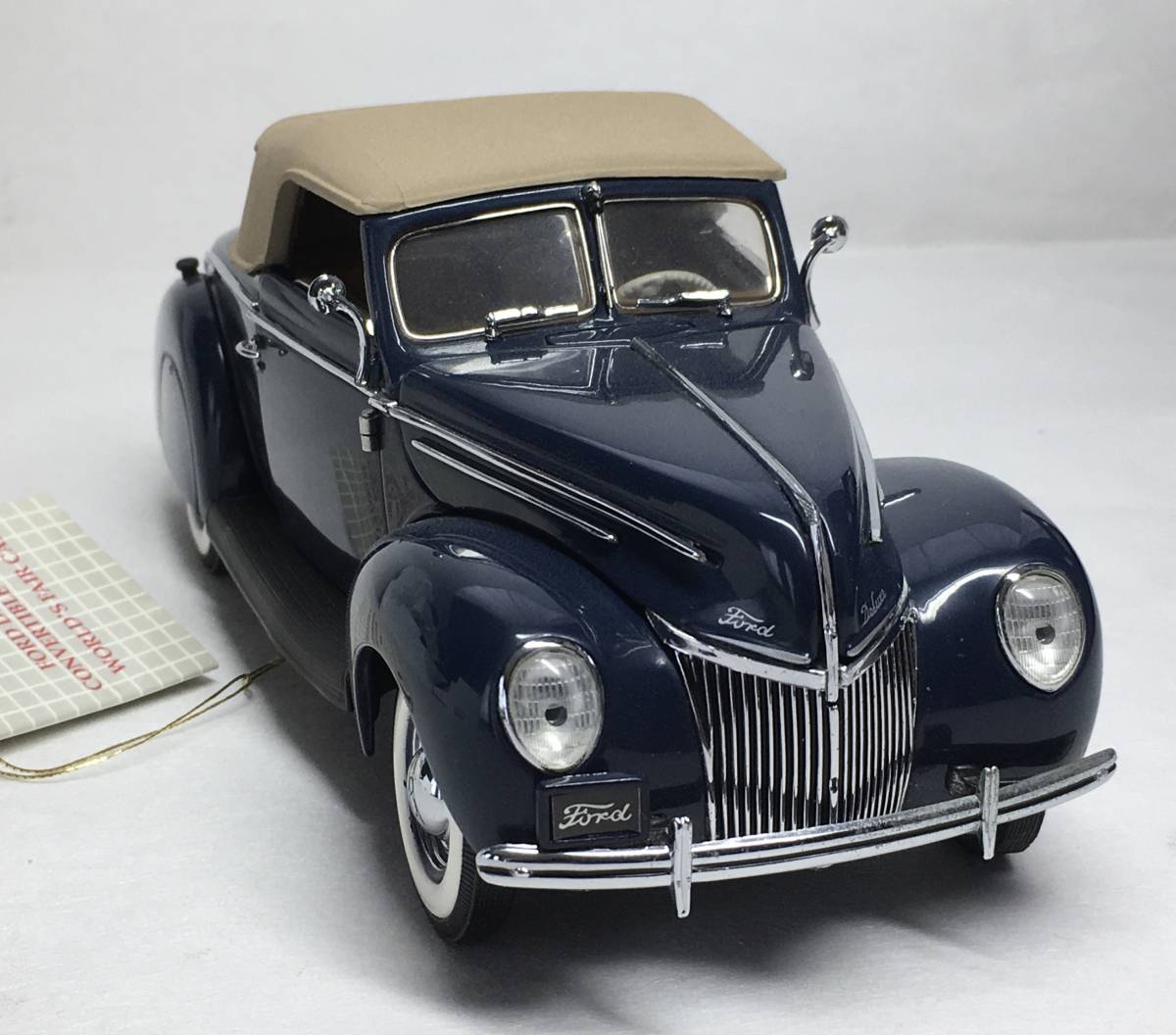 フランクリンミント 1/24☆ 1939 FORD DELUXE CONVERTIBLE 