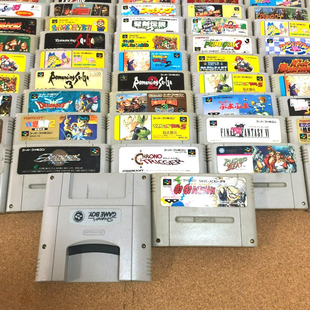 1円スタート】 スーパーファミコン ソフトのみ 100点 まとめ セット