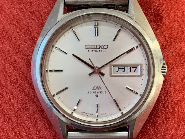 稼働品】SEIKO セイコー ロードマチック 25石 自動巻き デイデイト