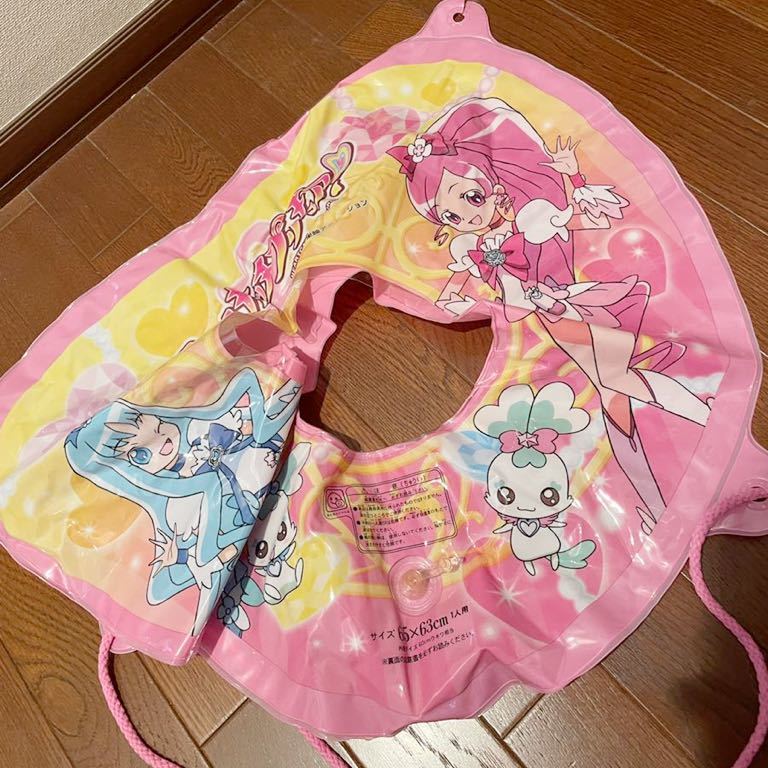 ジャンク品 プリキュア 浮き輪 ハート型(浮き輪、浮き具)｜売買された 