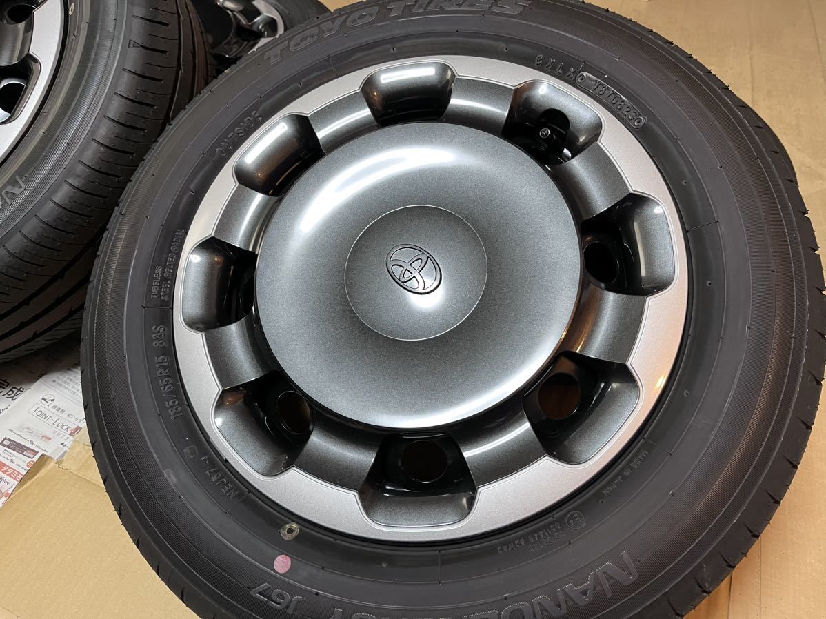185/65R15 シエンタ　純正外し 新車外し】10系シエンタ Zグレード スチールホイール タイヤセット 185