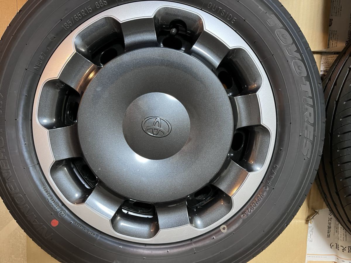 【セット売り限定②】　トヨタ　10シエンタ Zグレード　純正ホイール　新車外し 新車外し】10系シエンタ Zグレード スチールホイール タイヤセット 185