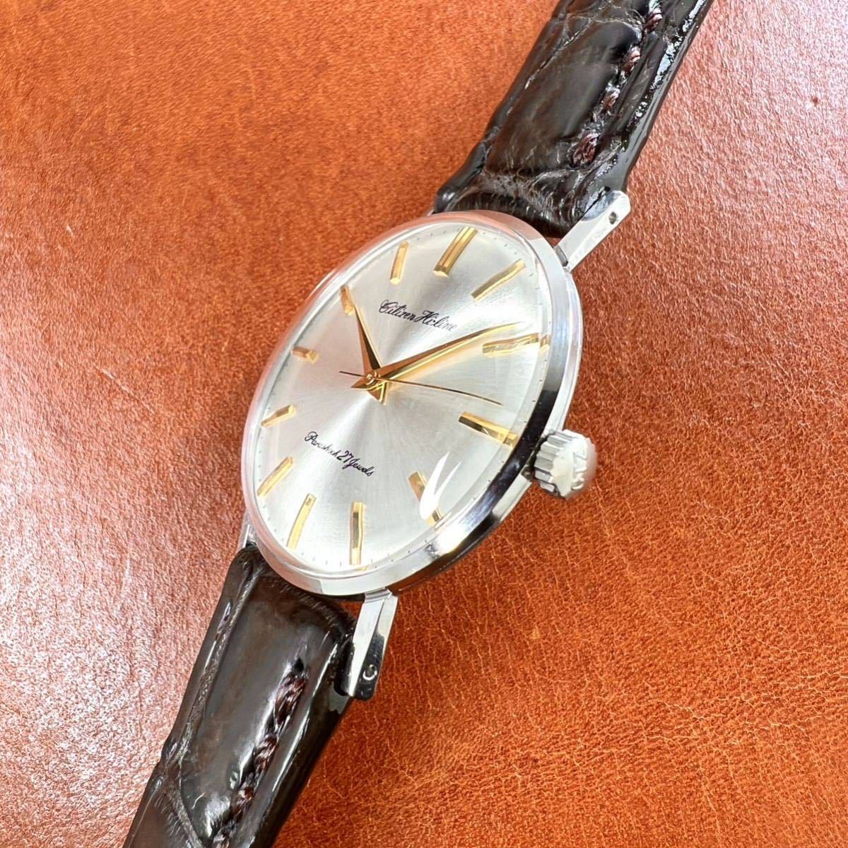 ブランド腕時計 OH済! 極上美品! CITIZEN Hi-Line 23石