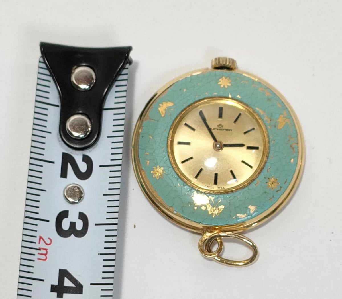 K575】動作品☆BUCHERER ブッフェラー ブヘラ 手巻き式ペンダント
