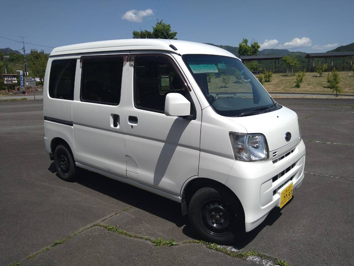 ★ＳＵＢＡＲＵ★スバル★ＳＡＭＢＡＲ　サンバーバン　ターボ車　パートタイム４ＷＤ　平成２５年式！　ハイゼットＯＥＭ