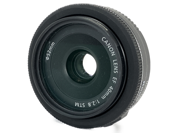 Canon LENS EF 40mm F2.8 STM 単焦点 レンズ カメラ用品 キャノン 中古 W7564116