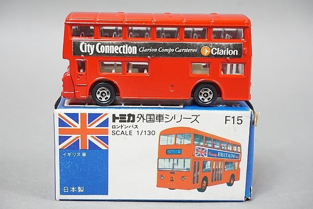 TOMICA トミカ 1/130 外国車シリーズ 青箱 日本製 ロンドンバス City