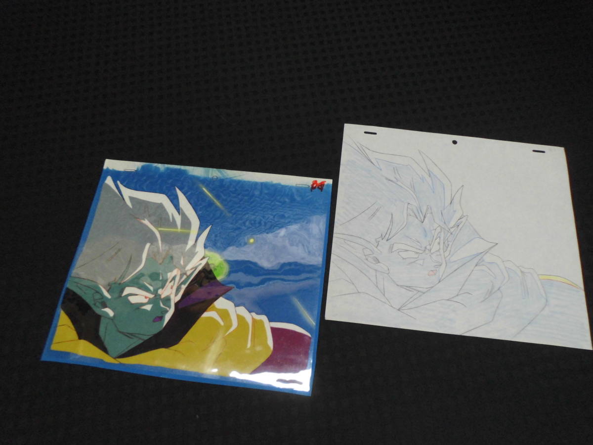 4 ドラゴンボールセル画 ガッシュ 背景 ラフ画セット(ドラゴンボール 