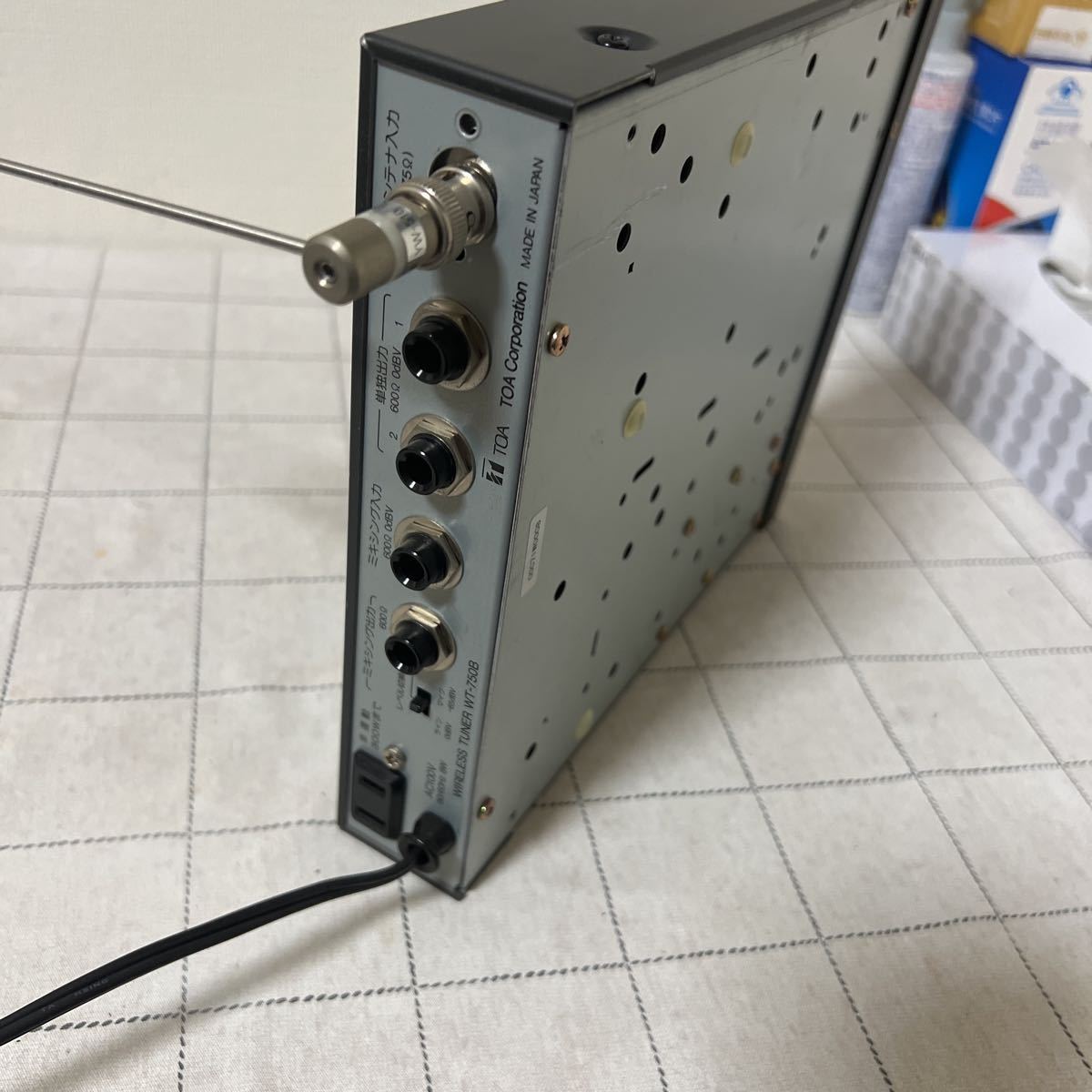 TOA】通電確認済 WT-750B チューナーパック(WTU-1710)1個内蔵 【公式通販】