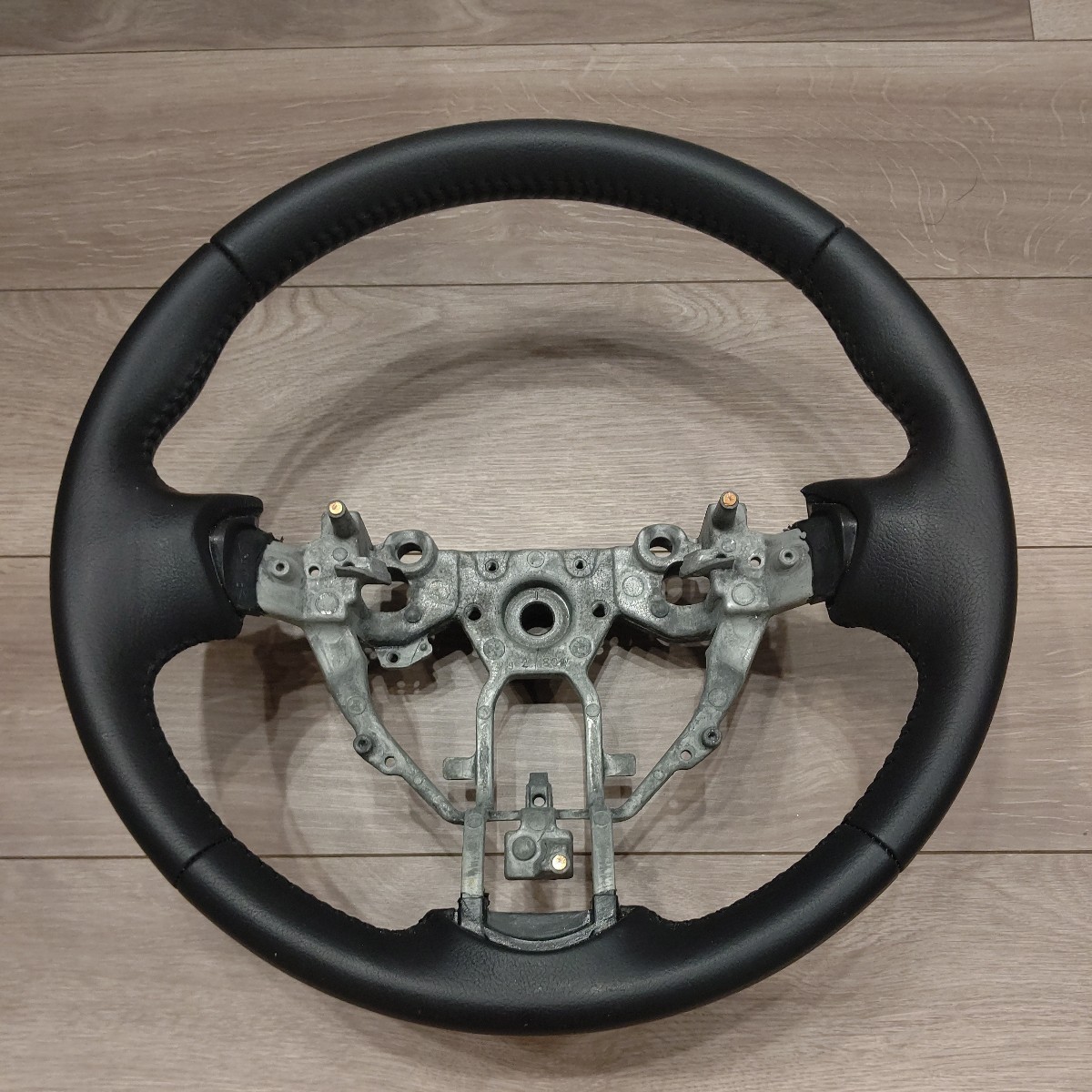 NARDI 皮 ステアリング ナルディ ハンドル イタリア レザー ブラック