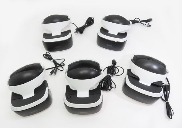 ♪○ジャンク【SONY ソニー】PlayStation VR本体 5台セット CUH-ZVR1/ZVR2