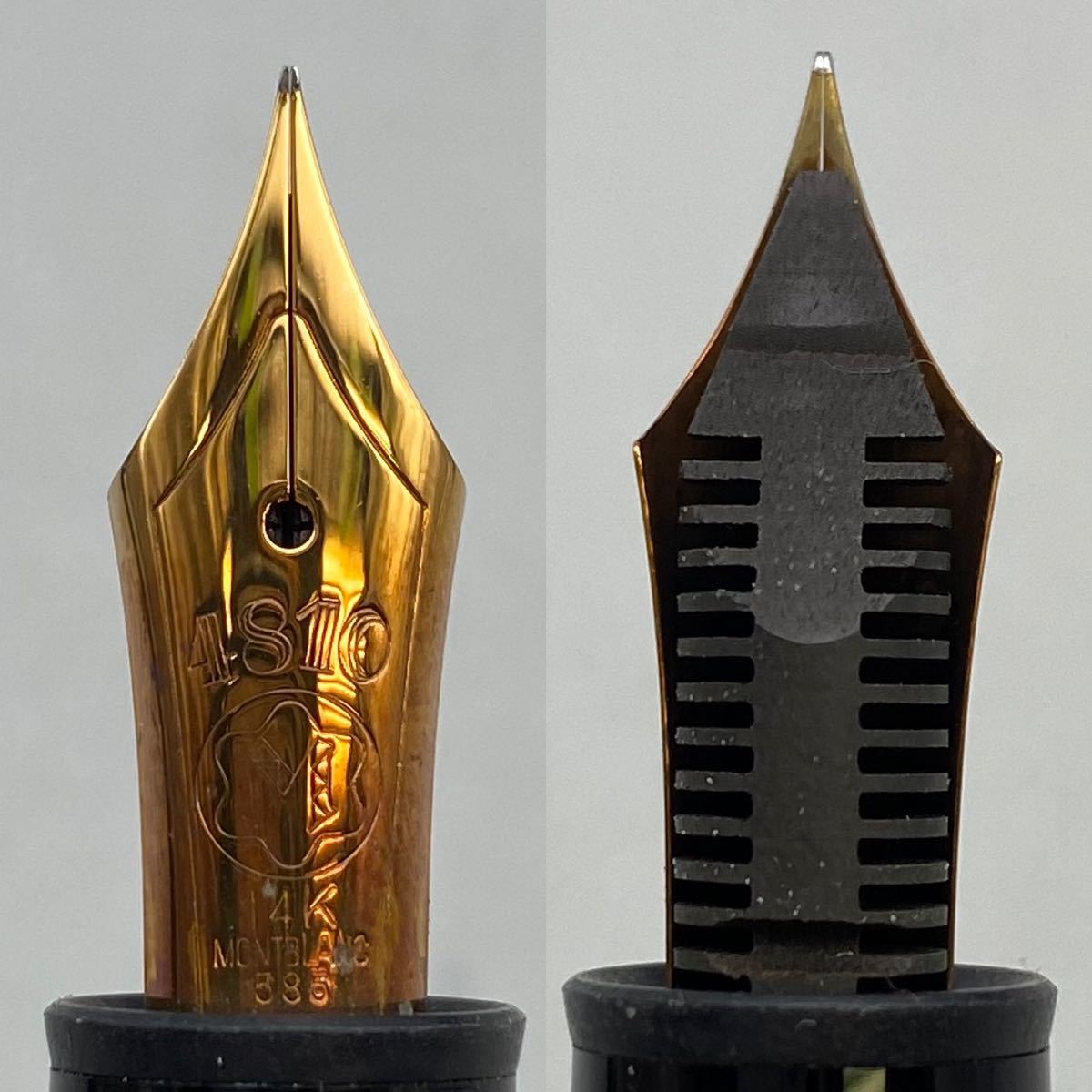 S-F1-26】 Mont Blanc モンブラン 万年筆 4810 ペン先 14K 585 刻印
