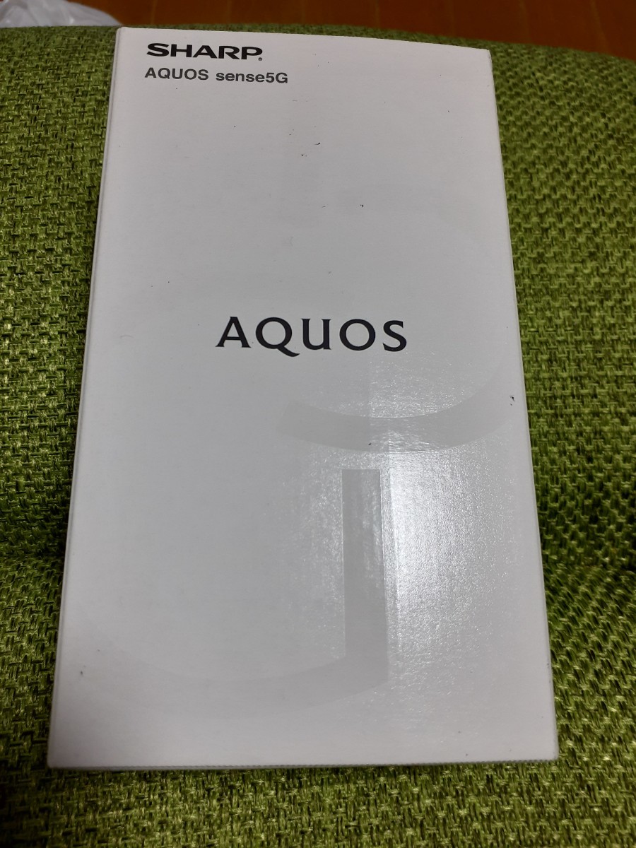 SHARP/シャープ社製 AQUOS sense5G SH-M17セット オリーブシルバー