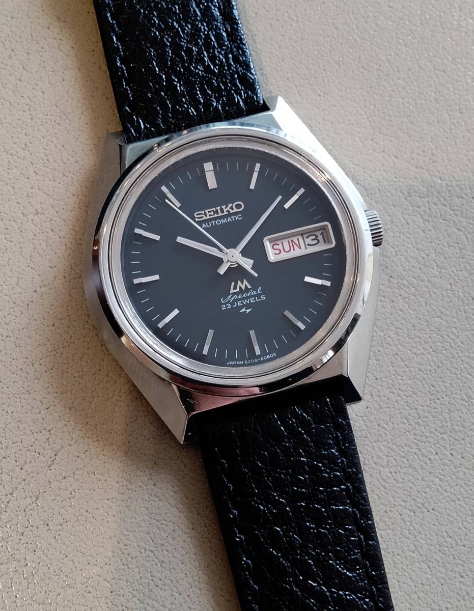 8222 1円〜 SEIKO セイコー 5601-9000 ロードマチック 23石 SS