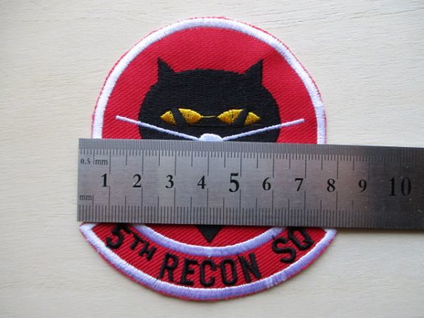 送料無料】アメリカ空軍5th Reconnaissance Squadronパッチ第5偵察飛行 