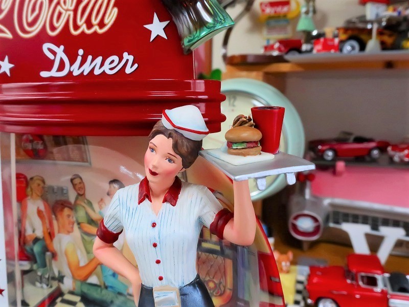 超レア☆限定生産☆コカコーラ アメリカンダイナーウェートレス 50s