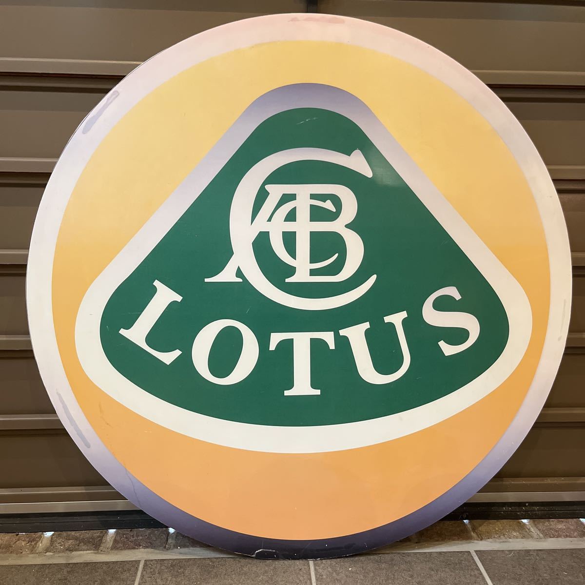ロータス LOTUS 看板 巨大 ディーラー備品 希少品 【公式通販】