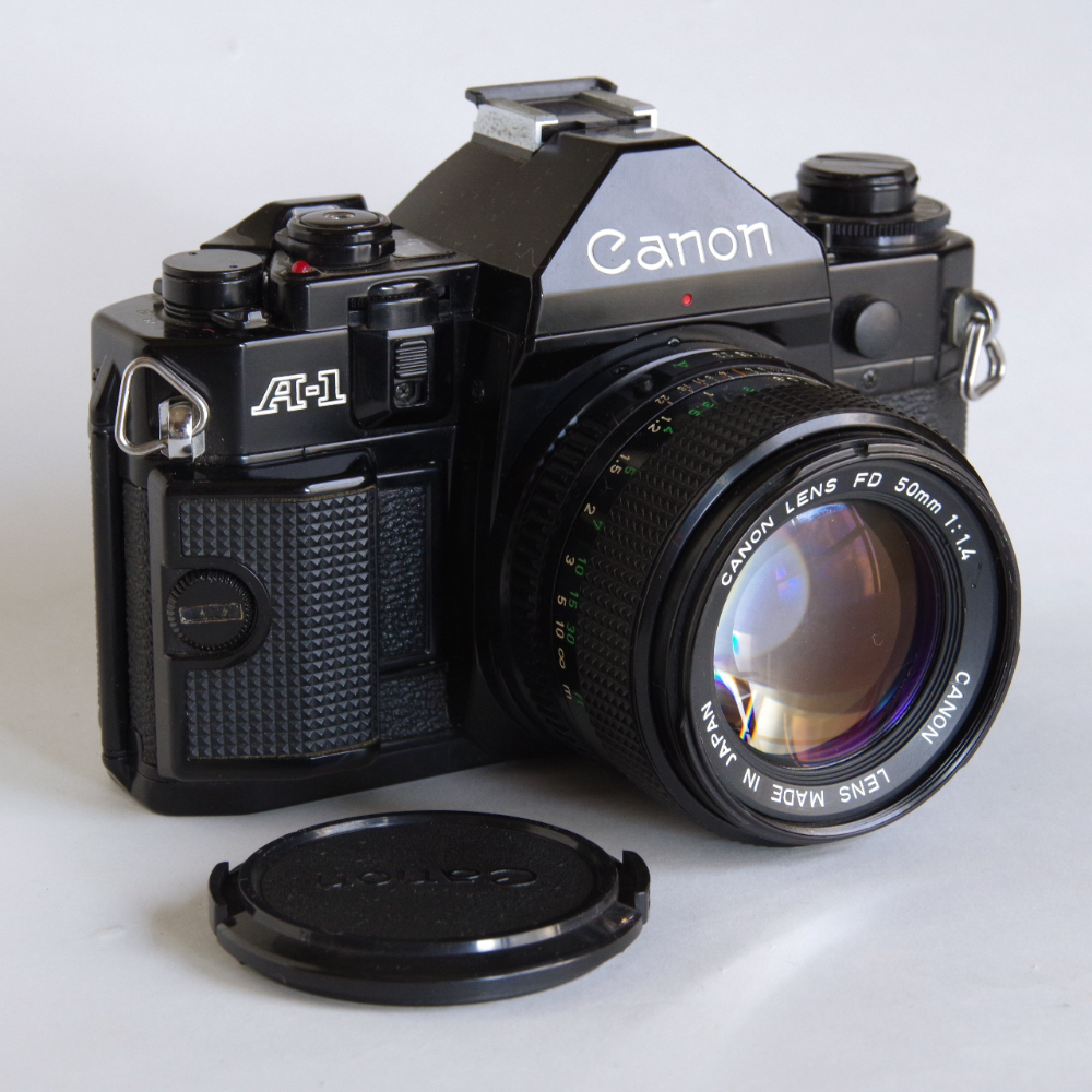 Canon フィルムカメラ 50mm f/1.4 □キャノン フィルムカメラ A-1 /レンズ FD 50mm 1.4 □ Canon