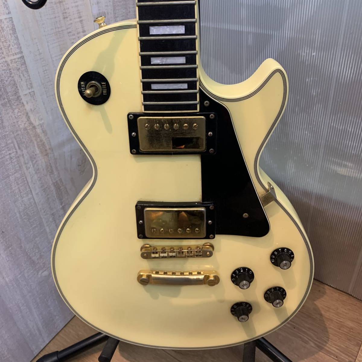 EDWARDS レスポール エレキギター ソフトケース付き 弦なし 音出し未確認