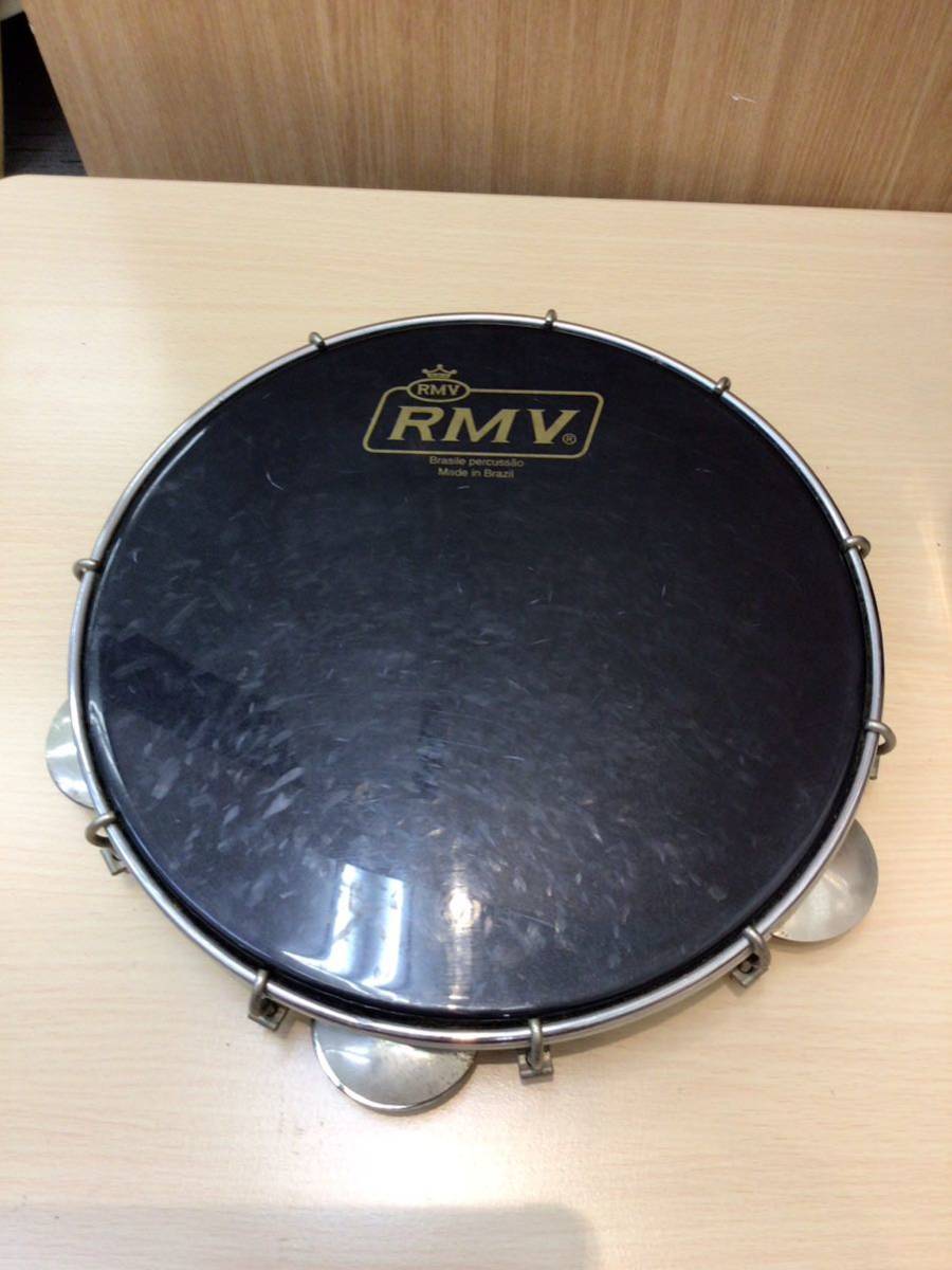 良品 RMV パンデイロ 10インチ 本革 ブラジル製 パンデイロ10インチ