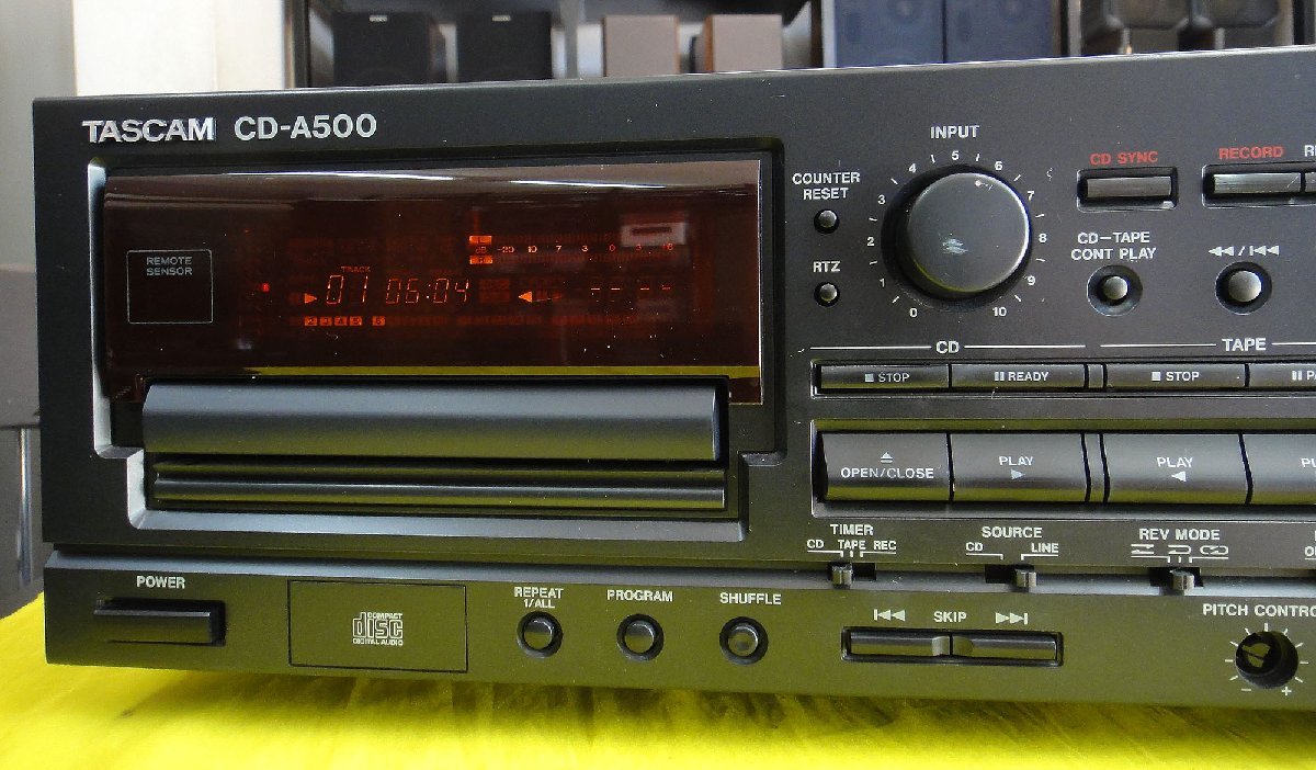 TASCAM/業務用CD&カセットデッキ『CD-A500』(難有 CD部 NG) | LATORRE