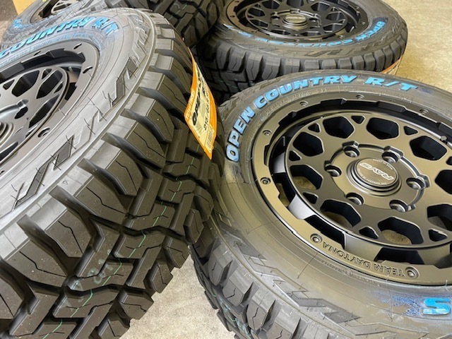 4本セット RAYS DAYTONA M9 ブラックエディション 16x6.5J 6/139.7 +38