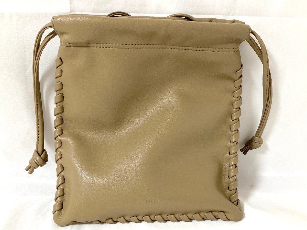 ◎VASIC ヴァジック ショルダーバッグ レザー ベージュ系 レディース 